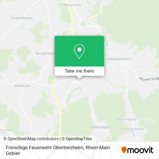 Карта Freiwillige Feuerwehr Oberbeisheim