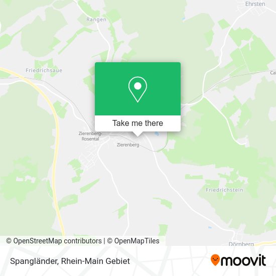 Карта Spangländer