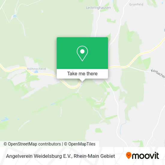 Карта Angelverein Weidelsburg E.V.