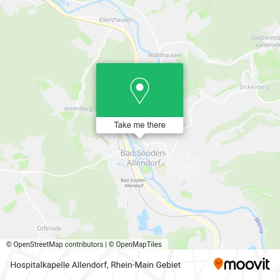 Карта Hospitalkapelle Allendorf