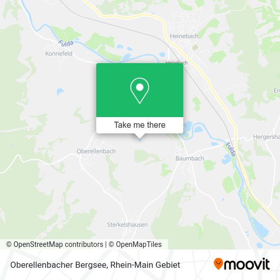 Карта Oberellenbacher Bergsee