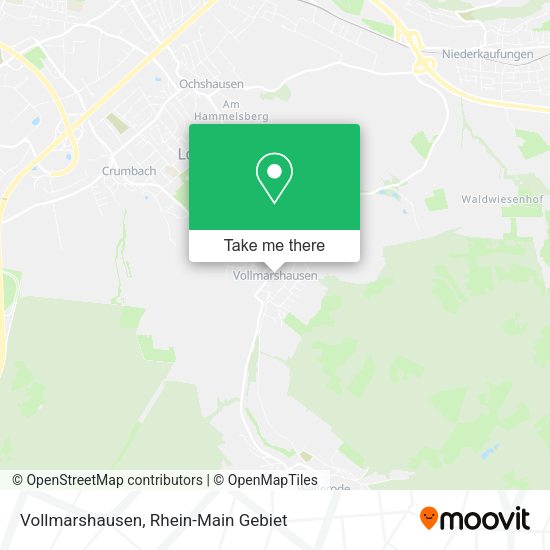 Карта Vollmarshausen