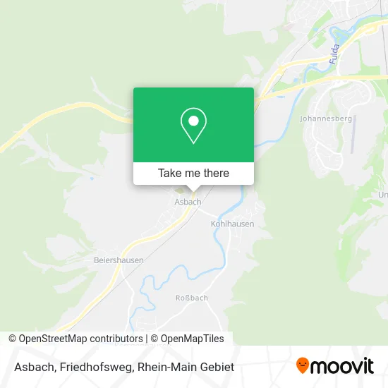 Карта Asbach, Friedhofsweg