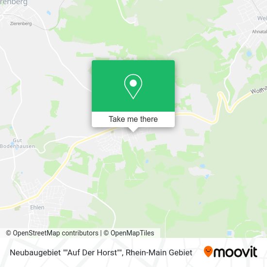 Карта Neubaugebiet ""Auf Der Horst""