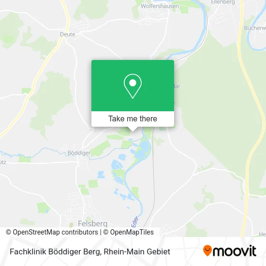 Карта Fachklinik Böddiger Berg