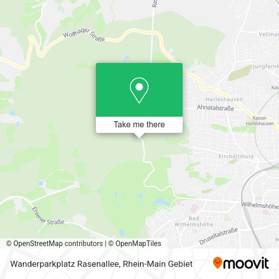 Карта Wanderparkplatz Rasenallee