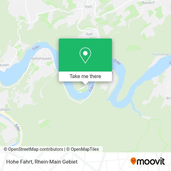 Карта Hohe Fahrt