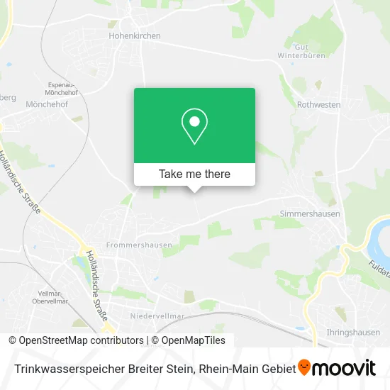 Карта Trinkwasserspeicher Breiter Stein