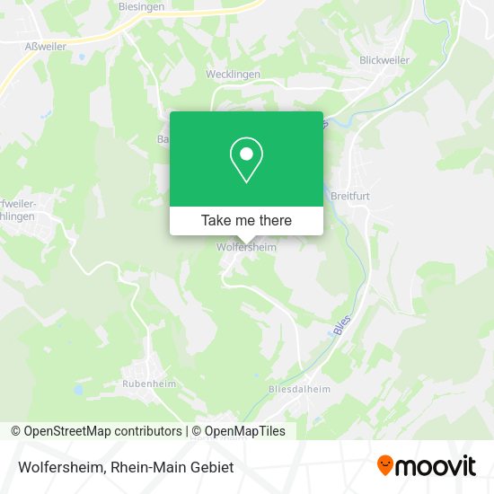 Карта Wolfersheim