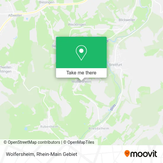 Wolfersheim map