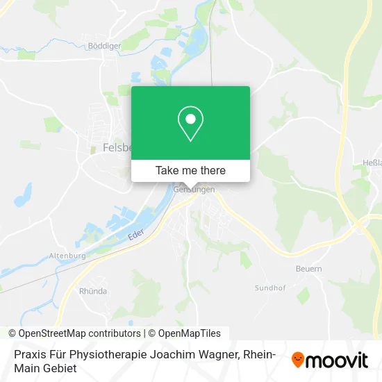 Карта Praxis Für Physiotherapie Joachim Wagner