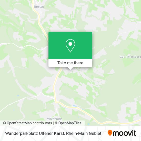 Карта Wanderparkplatz Ulfener Karst