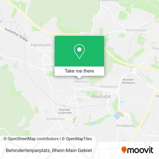 Карта Behindertenparplatz