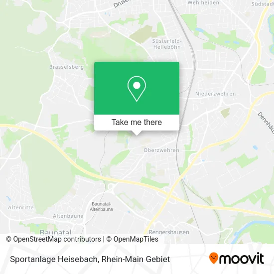Карта Sportanlage Heisebach
