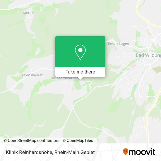 Карта Klinik Reinhardshöhe