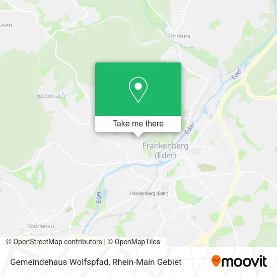 Карта Gemeindehaus Wolfspfad
