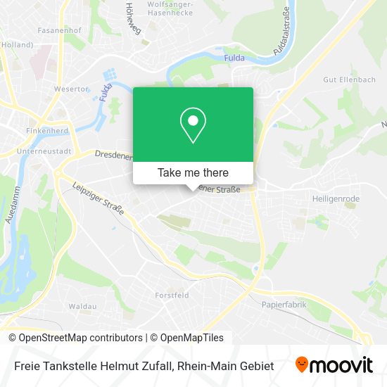 Карта Freie Tankstelle Helmut Zufall