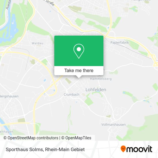 Карта Sporthaus Solms