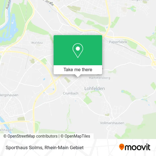 Карта Sporthaus Solms