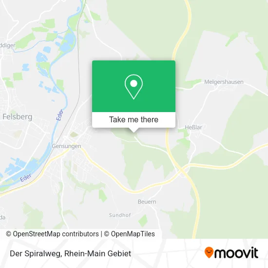 Карта Der Spiralweg