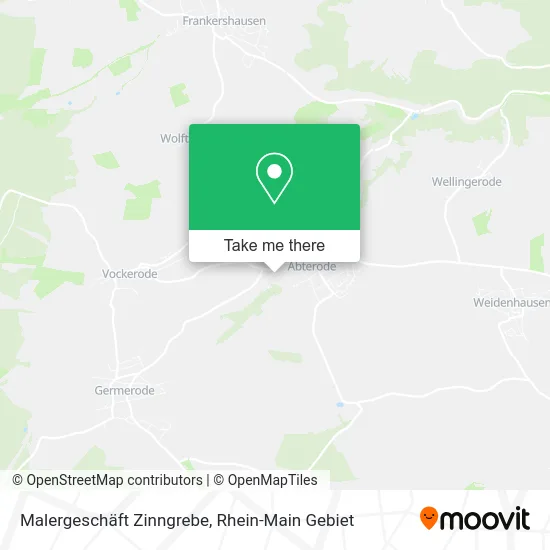 Карта Malergeschäft Zinngrebe