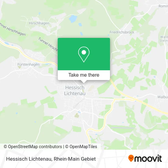 Карта Hessisch Lichtenau