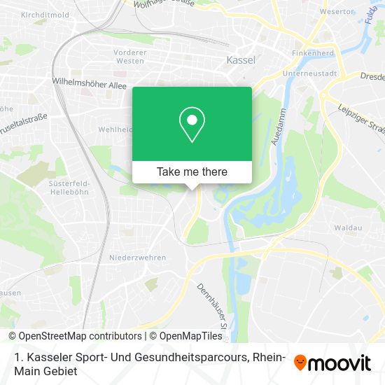Карта 1. Kasseler Sport- Und Gesundheitsparcours