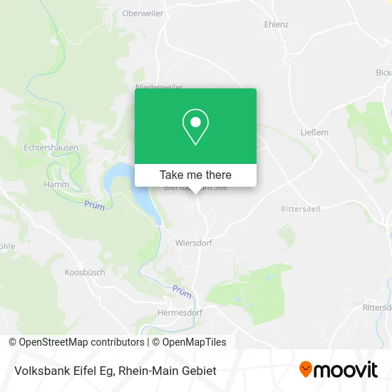 Карта Volksbank Eifel Eg