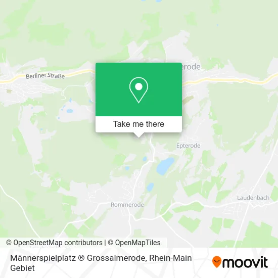 Карта Männerspielplatz ® Grossalmerode