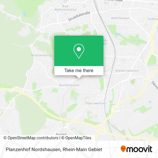 Карта Planzenhof Nordshausen