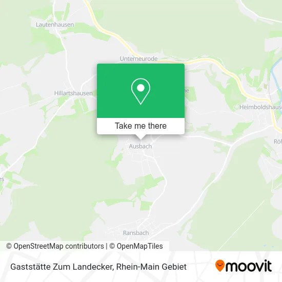 Карта Gaststätte Zum Landecker