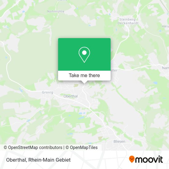 Карта Oberthal