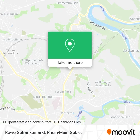 Карта Rewe Getränkemarkt