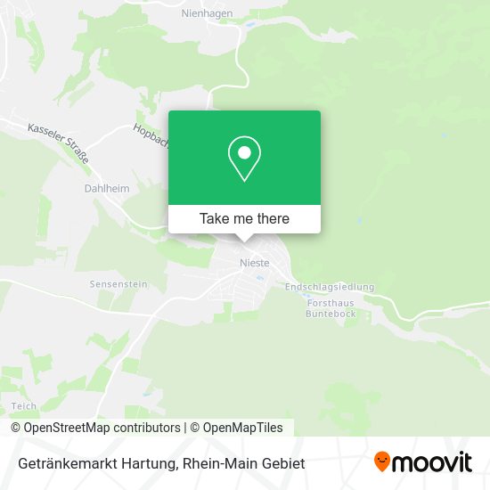 Карта Getränkemarkt Hartung