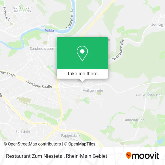 Карта Restaurant Zum Niestetal