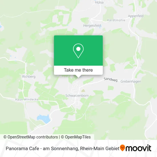 Карта Panorama Cafe - am Sonnenhang