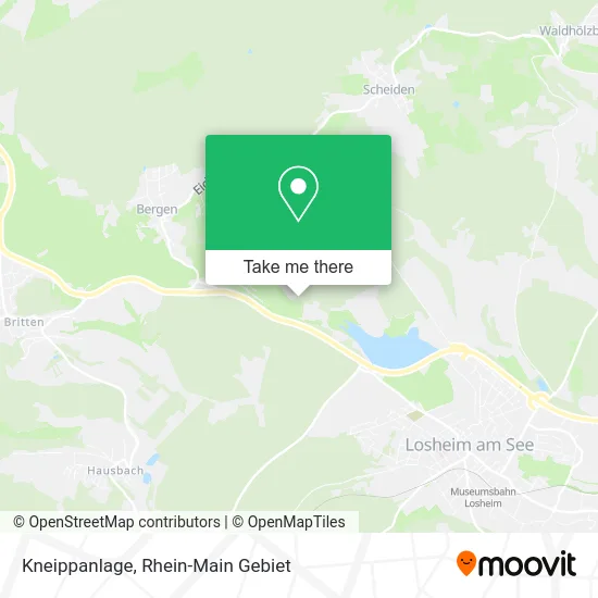 Карта Kneippanlage