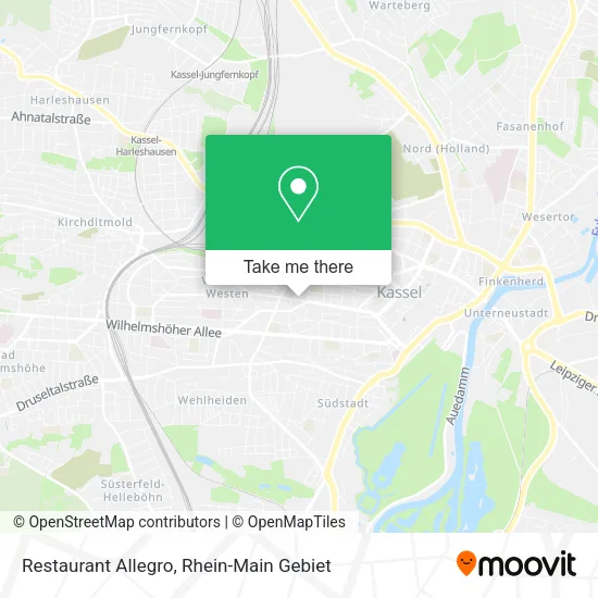 Карта Restaurant Allegro