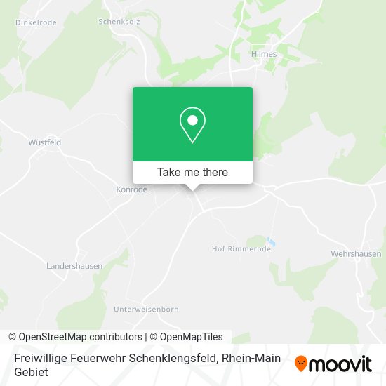 Карта Freiwillige Feuerwehr Schenklengsfeld