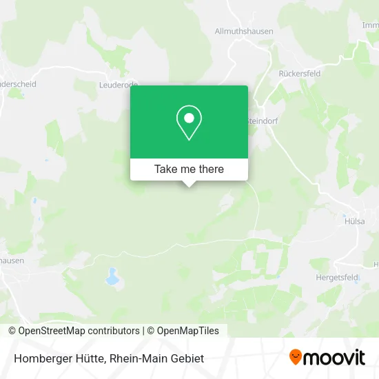 Карта Homberger Hütte