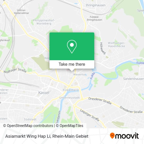Карта Asiamarkt Wing Hap Li