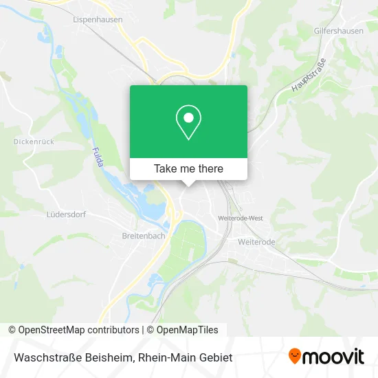 Карта Waschstraße Beisheim