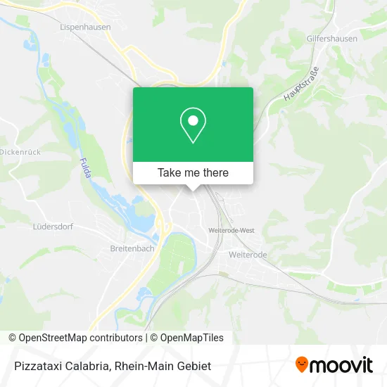 Карта Pizzataxi Calabria