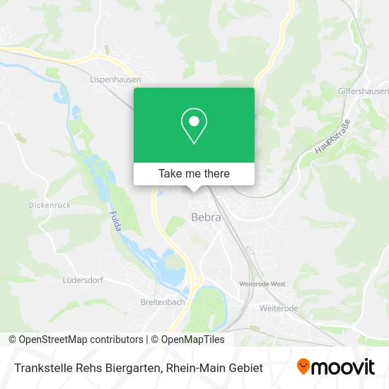 Карта Trankstelle Rehs Biergarten