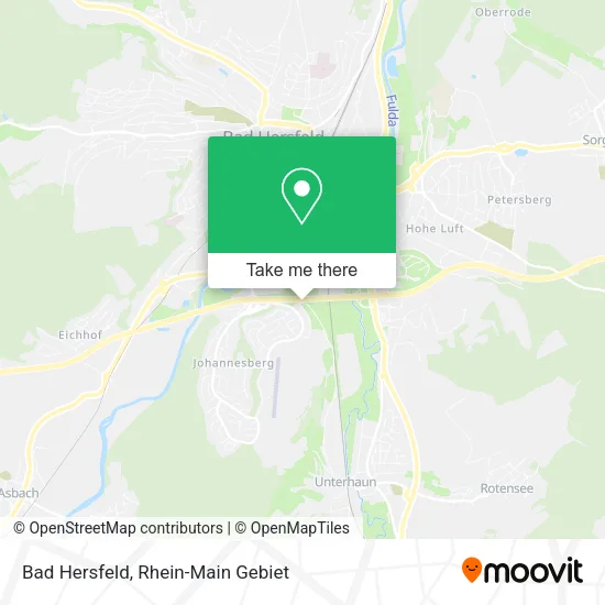 Карта Bad Hersfeld