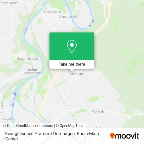 Карта Evangelisches Pfarramt Dörnhagen
