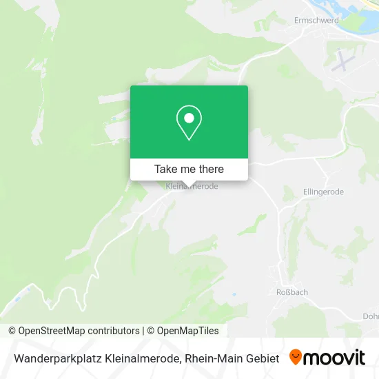 Карта Wanderparkplatz Kleinalmerode