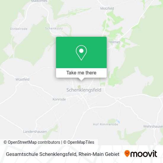 Карта Gesamtschule Schenklengsfeld