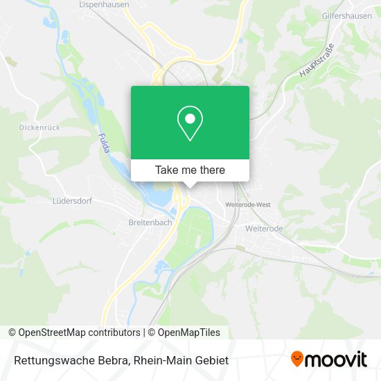 Карта Rettungswache Bebra