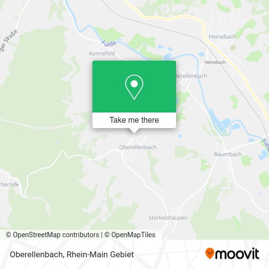 Карта Oberellenbach